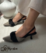 کفش مجلسی پاشنه کوتاه دخترانه