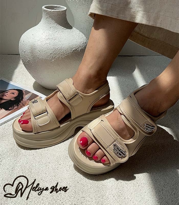 صندل لژدار دخترانه اسپرت