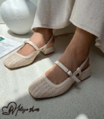 کفش پاشنه کوتاه دخترانه