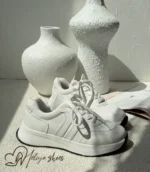 کتونی چرم زنانه کد 7020