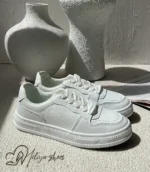 کتونی چرم زنانه کد 7021