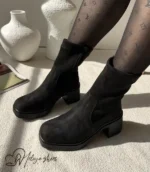 بوت پاشنه پهن چانکی کد 7036